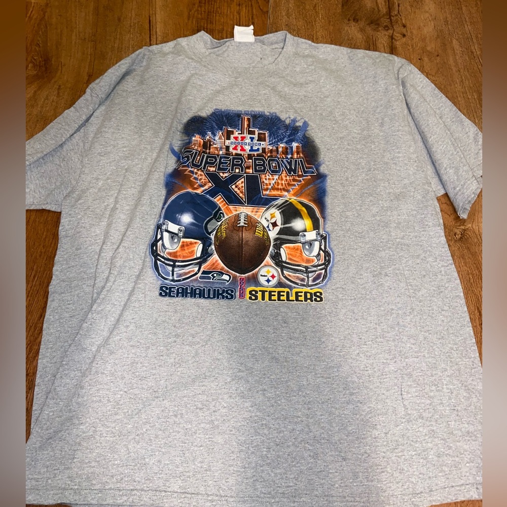 Steelers and Seahawks Super Bowl shirt from 2006!